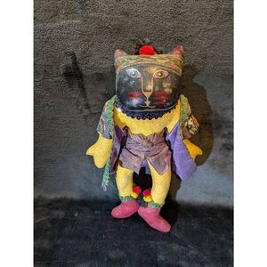 Vintage voodoo doll in good condition paper mache head